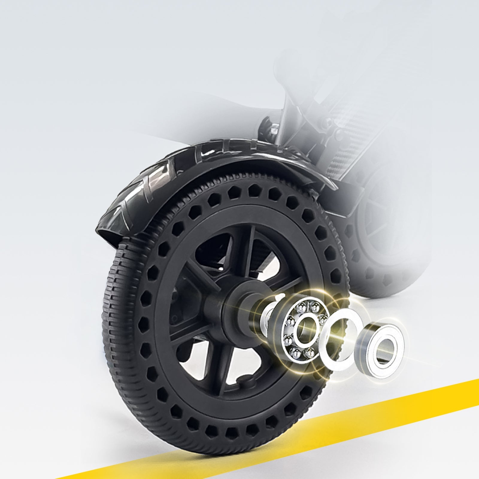 ByteTecpeak D13 Doppelfeder Elektrorollstuhl - 500W Motor / 20 km Reichweite