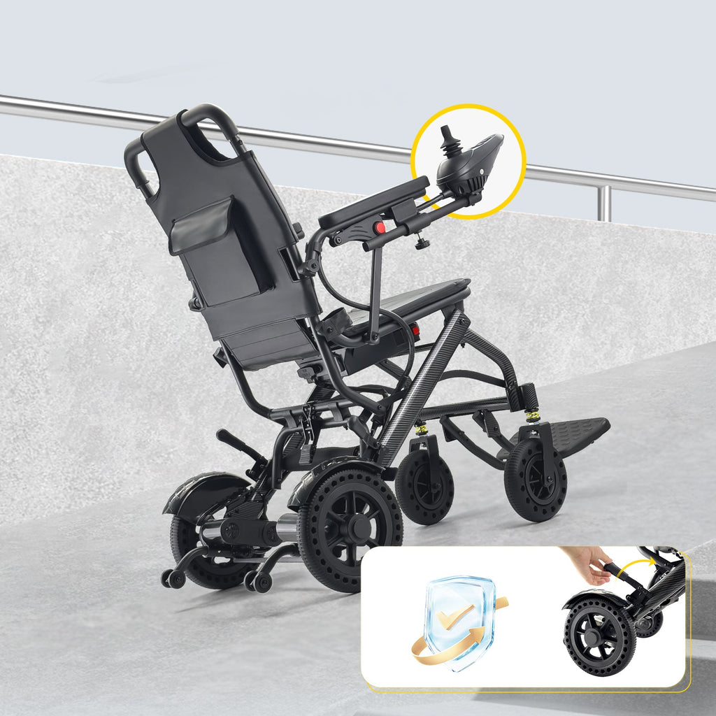 ByteTecpeak D13 Doppelfeder Elektrorollstuhl - 500W Motor / 20 km Reichweite