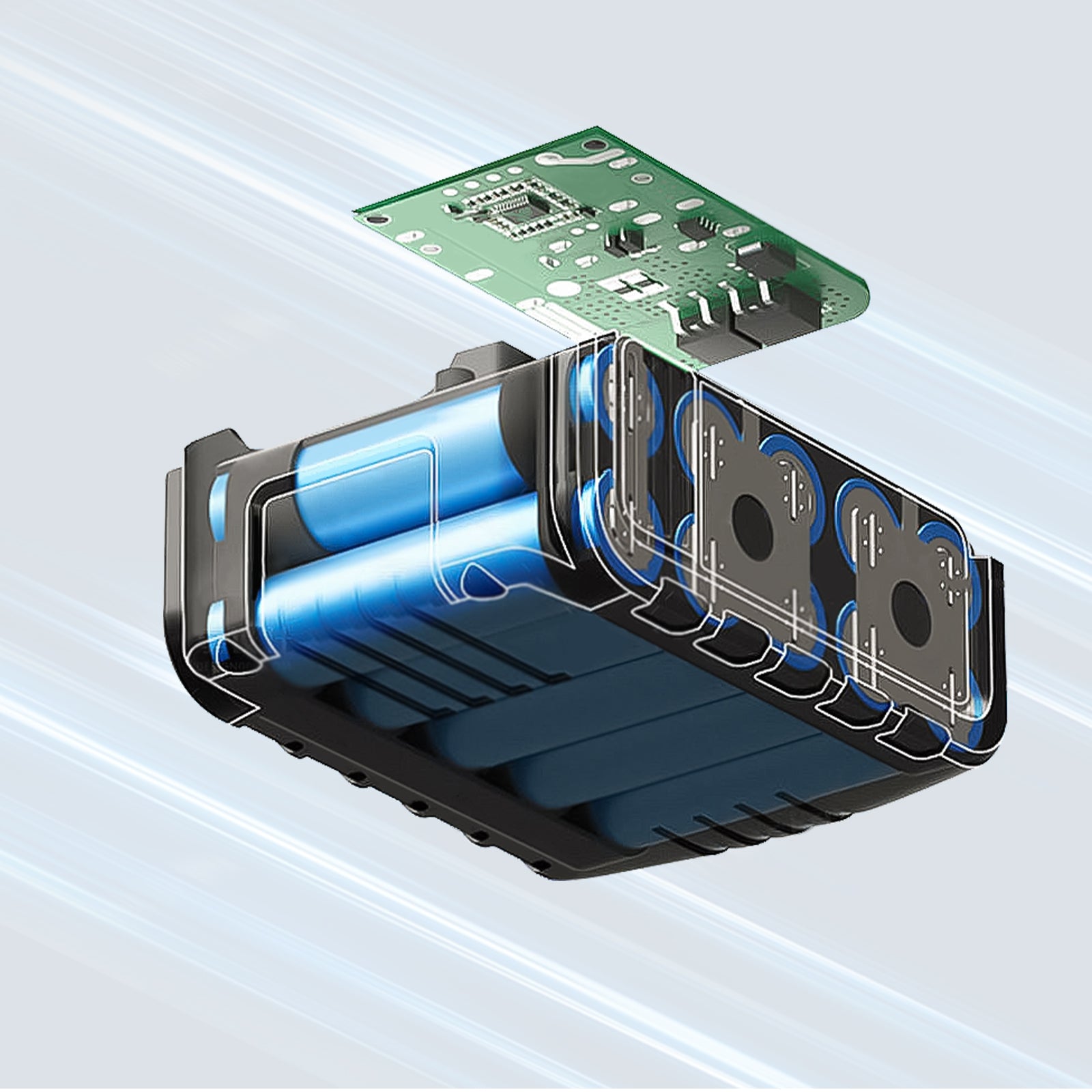 ByteTecpeak D13 Doppelfeder Elektrorollstuhl - 500W Motor / 20 km Reichweite