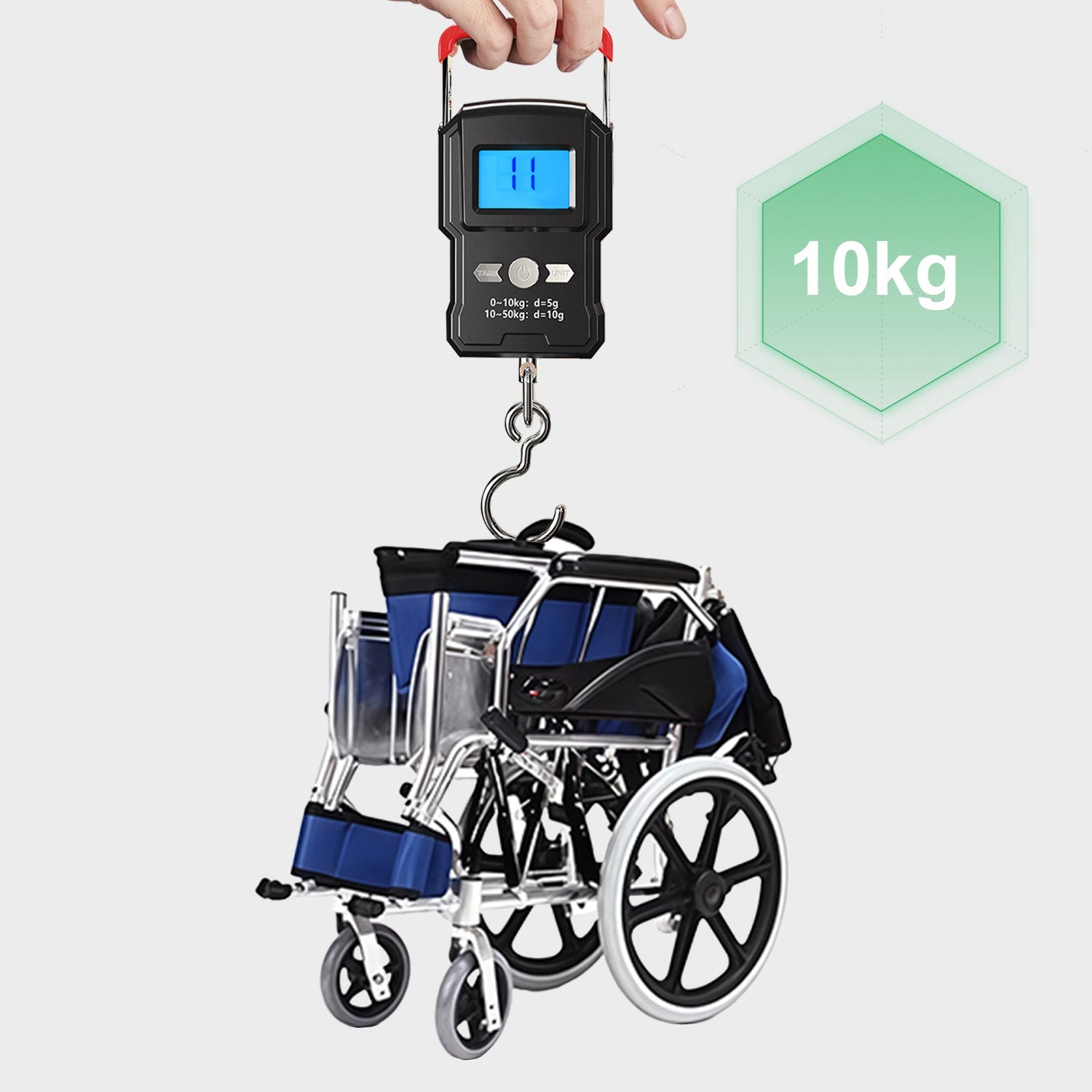ByteTecpeak M3 Ultraleichter manueller Rollstuhl aus Aluminium, faltbarer Transitrollstuhl für Reise und Alltag, bis 100 kg belastbar