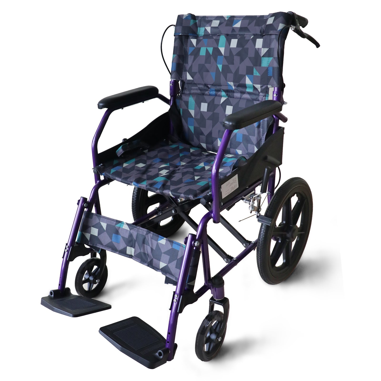 ByteTecpeak M5 Ultraleichter manueller Rollstuhl aus Aluminium, 11 kg, 100 kg belastbar