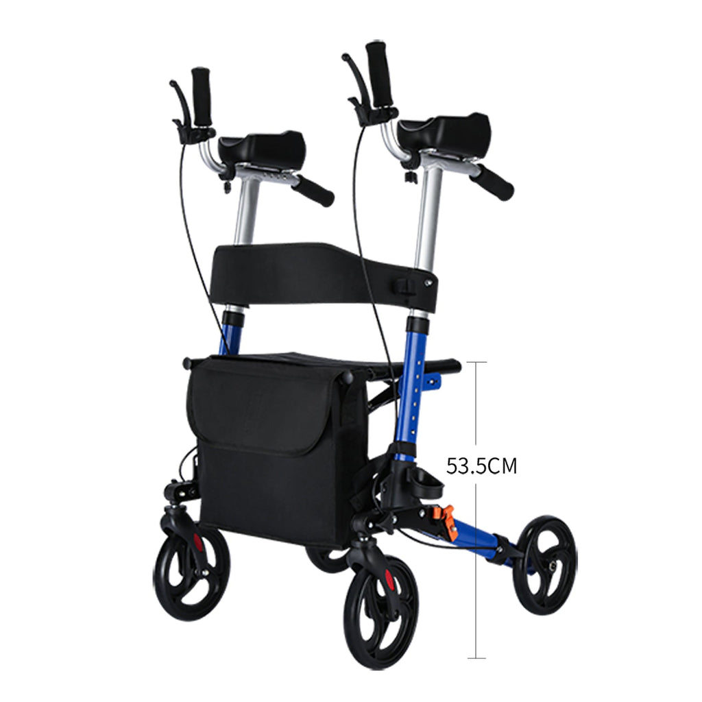 ByteTecpeak R2 4-Rad Rollator – Höhenverstellbar mit Sitzfläche, jetzt im Angebot, bis 100 kg