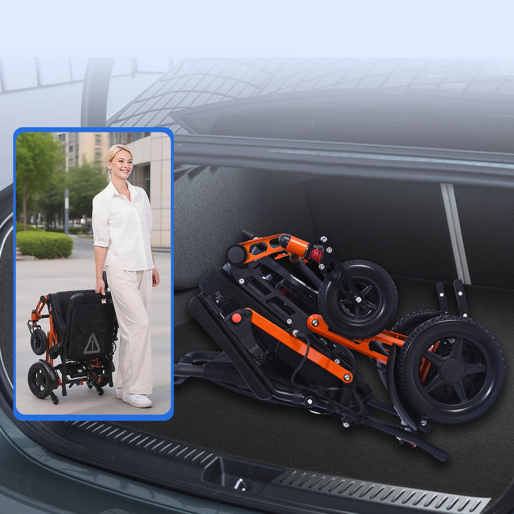 ByteTecpeak XP02 Elektrischer Rollstuhl-12Ah Akku, 20km Reichweite, 150kg