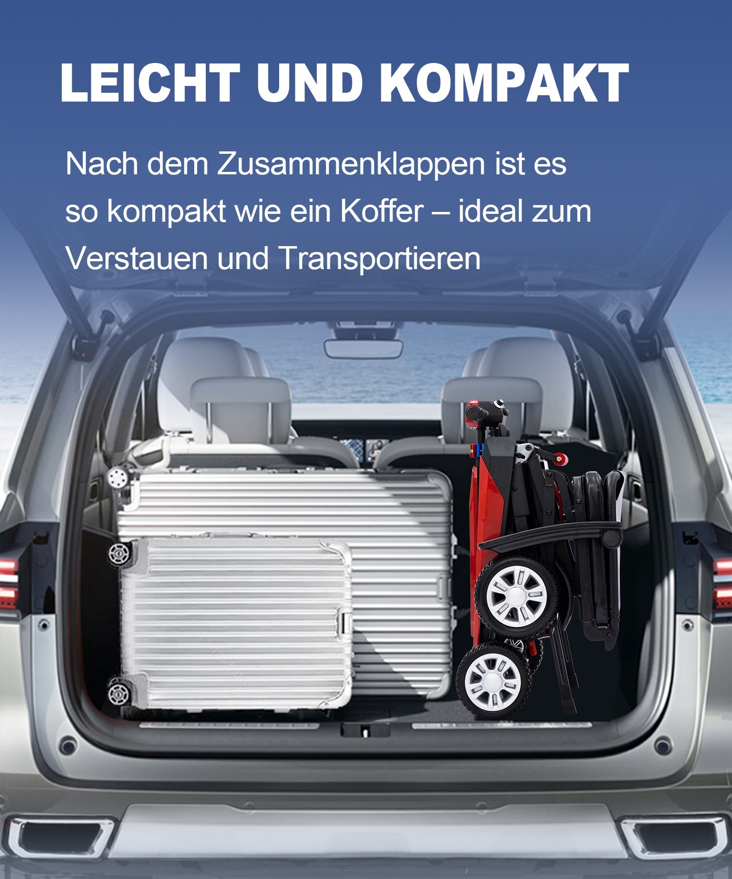ByteTecpeak Z01 Faltbarer Elektroroller, 25KM Reichweite, 12 Ah Akku